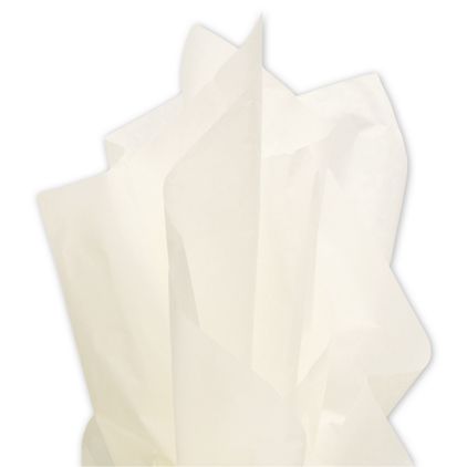Solid Tissue Paper, Ivory, 20 x 30"