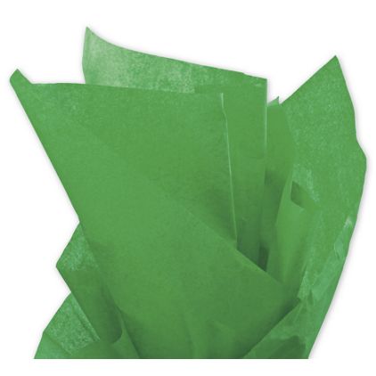 Solid Tissue Paper, Kelly Green, 20 x 30"