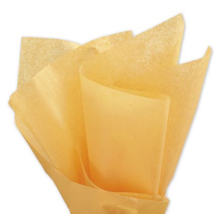 Solid Tissue Paper, Harvest Gold, 20 x 30"