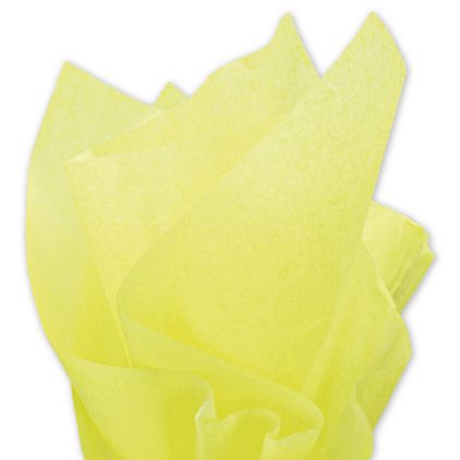 Solid Tissue Paper, Limon, 20 x 30"