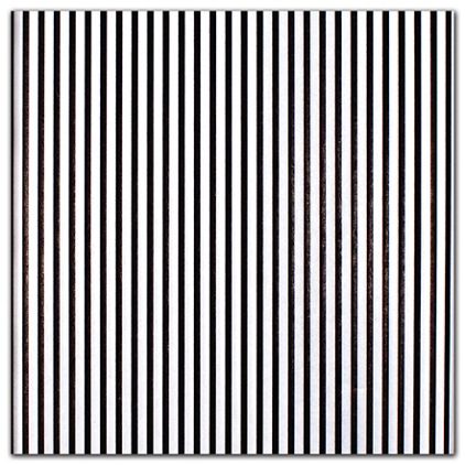 Black Stripes On White Tissue Paper, 20 x 30"
