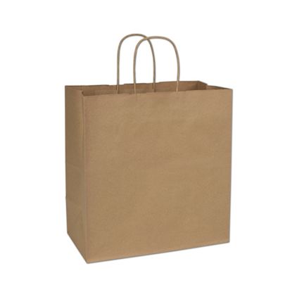 Recycled Kraft Paper Shoppers Star, 13 x 7 x 13"