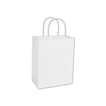 White Paper Shoppers Cub, 8 1/4 x 4 3/4 x 10 1/2"