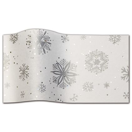 Diamond Snowflakes Gemstone Tissue Paper, 20 x 30"