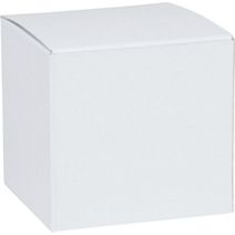 White One-Piece Gift Boxes, 3 x 3 x 3"