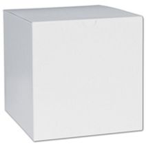 White One-Piece Gift Boxes, 6 x 6 x 6"