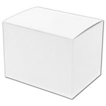 White One-Piece Gift Boxes, 9 x 9 x 5 1/2"