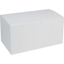 White One-Piece Gift Boxes, 12 x 6 x 6"