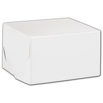 White Two-Piece Gift Boxes, 5 x 5 x 3"