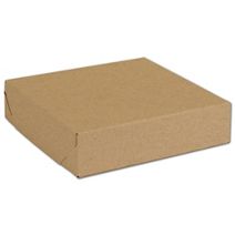 Natural Kraft Two-Piece Expandable Boxes, 8 x 8 x 2"