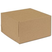 Natural Kraft Two-Piece Expandable Boxes, 9 x 9 x 5"