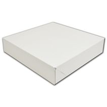 White Two-Piece Gift Boxes, 12 x 12 x 2 1/2"