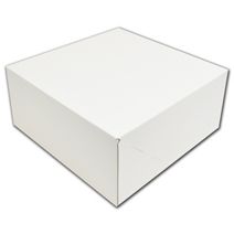 White Two-Piece Gift Boxes, 12 x 12 x 5 1/2"