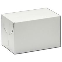 White Two-Piece Expandable Boxes, 13 x 7 x 3 3/4"