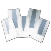 Clear Frosted Poly Gift Bags, 3 1/2 x 2 x 7"