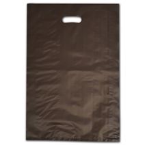 Espresso Frosted Die-Cut Shoppers, 14 x 3 x 21"