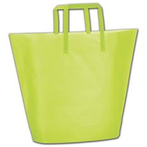 Lime Frosted High-Density Trapezoid Shoppers