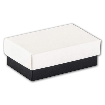 Black & White Jewelry Boxes, 2 1/2 x 1 1/2 x 7/8"