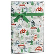 Christmas Town Gift Wrap, 24" x 417'