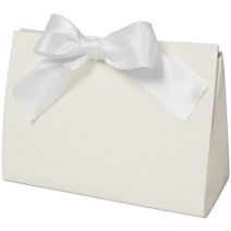 White Gloss Purse Style Gift Card Holders, 8x3 1/2x5 1/2"