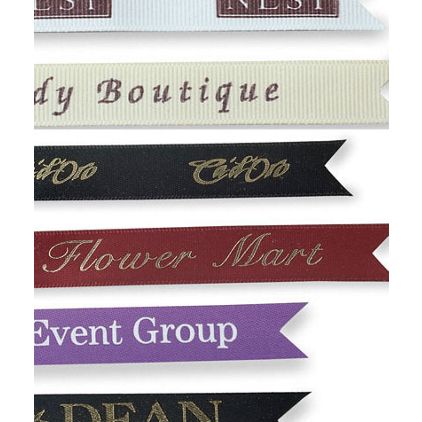 Hot Stamp Double Face Satin Ribbon, 7/8" x 100 Yds