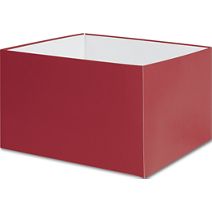 Red Gift Box Bases, 8 x 8 x 5"