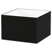 Black Gift Box Bases, 6 x 6 x 4"
