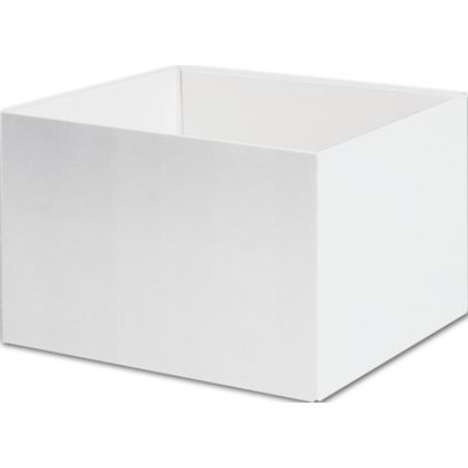 White Gift Box Bases, 6 x 6 x 4"