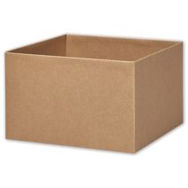 Kraft Gift Box Bases, 10 x 10 x 5 1/2"