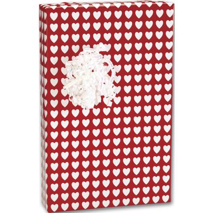 Valentines Jeweler's Roll Gift Wrap, 7 3/8" x 100'
