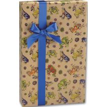 Hop to It/Kraft Gift Wrap, 24" x 100'
