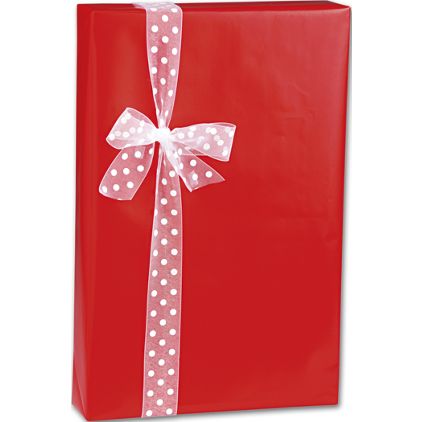 Red Ultra Gloss Gift Wrap, 24" x 417'