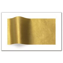 Embossed Gold Linen Tissue Paper, 20 x 30"
