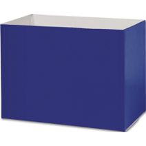 Navy Blue Gift Basket Boxes, 10 1/4 x 6 x 7 1/2"