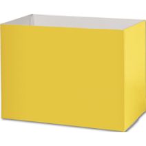 Yellow Gift Basket Boxes, 10 1/4 x 6 x 7 1/2"