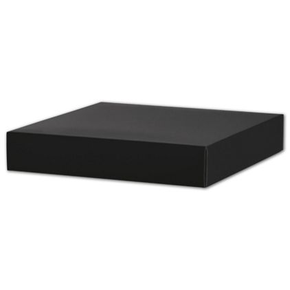 Black Gift Box Lids, 8 x 8 x 1 1/2"