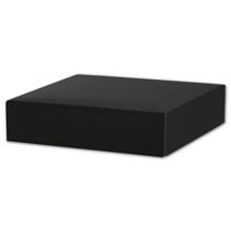 Black Gift Box Lids, 6 x 6 x 1 1/2"