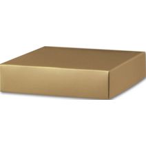 Gold Gift Box Lids, 6 x 6 x 1 1/2"
