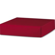Red Gift Box Lids, 6 x 6 x 1 1/2"