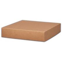 Kraft Gift Box Lids, 10 x 10 x 2"