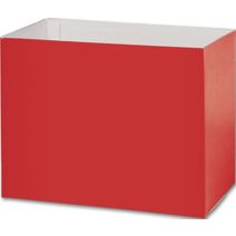Red Gift Basket Boxes, 8 1/4 x 4 3/4 x 6 1/4"