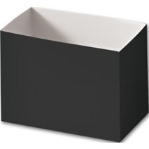 Black Gift Basket Boxes, 6 3/4 x 4 x 5"