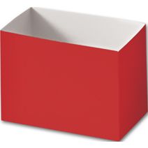 Red Gift Basket Boxes, 6 3/4 x 4 x 5"