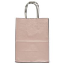 Light Pink Ice Shoppers, 8 x 4 3/4 x 10 1/2"