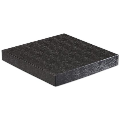 Black Swirl Hi-Wall Gift Box Lids, 10 x 10"