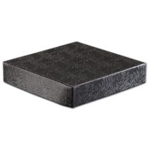 Black Swirl Hi-Wall Gift Box Lids, 6 x 6"