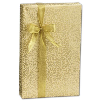 Golden Cheetah Gift Wrap, 24" x 100'