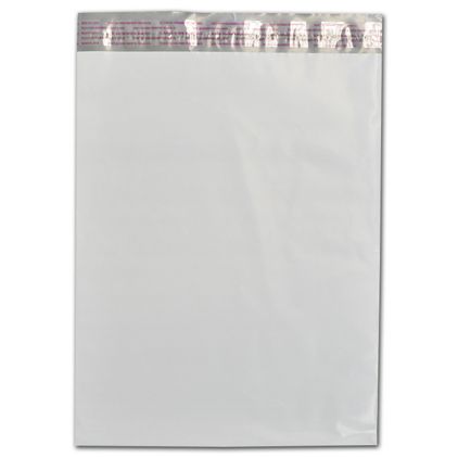 White Poly Mailers, 12 x 15 1/2"