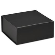Black Magnetic Closure Gift Boxes, 6 x 6 x 2 3/4"
