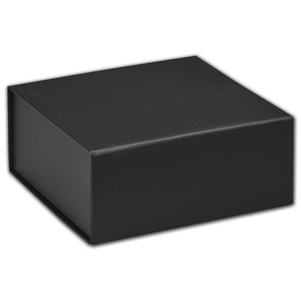 Black Magnetic Closure Gift Boxes, 6 x 6 x 2 3/4"